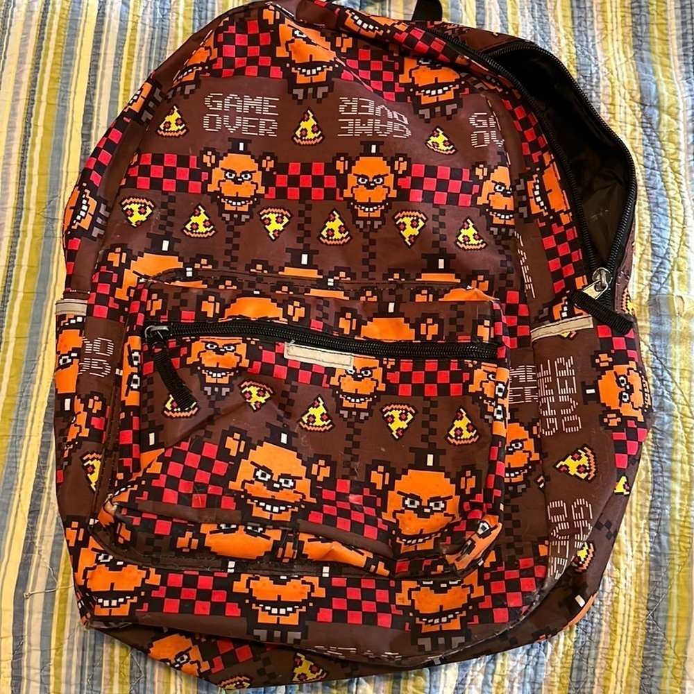 Old school five nights at Freddy’s backpack.
